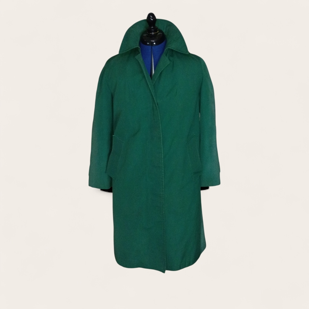 Vintage Clipper Mist All Weather Green Coat Size 8